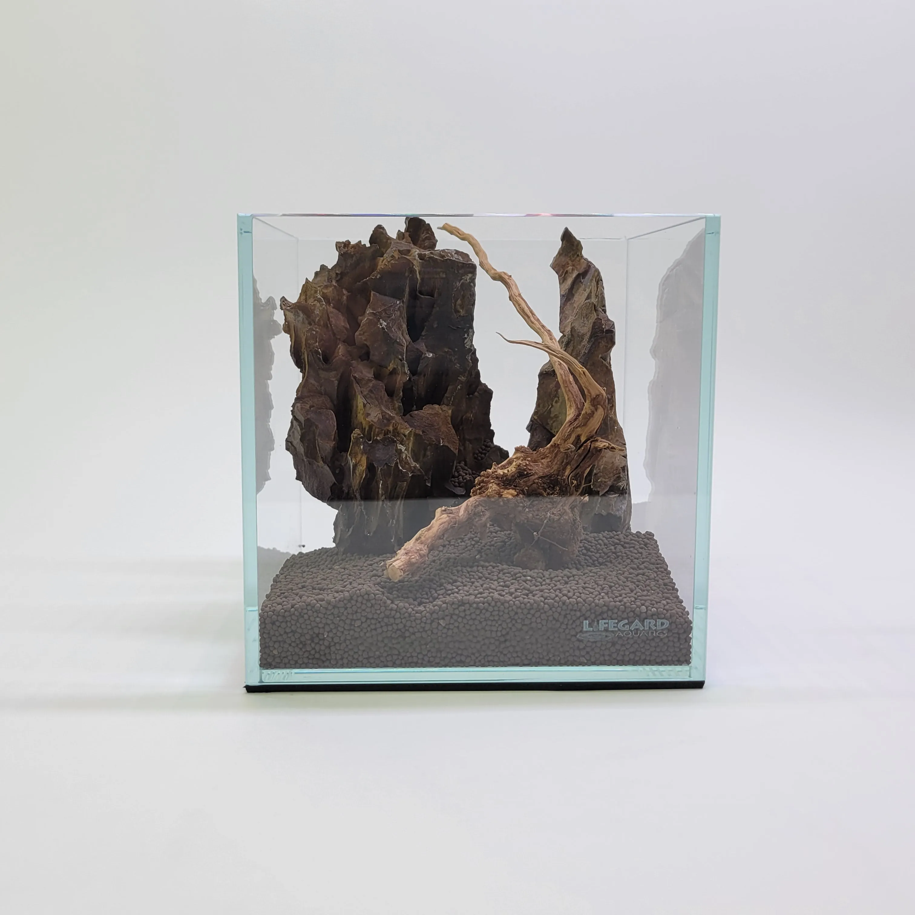 2 Gallon Ultra-Low Iron Nano Rimless Cube Tank