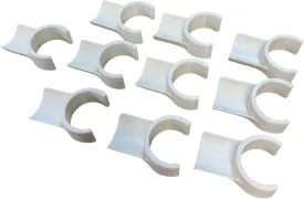3/4" Jump Cups-Dog Agility Equipment-Set of Ten fits Factory Labeled 3/4" PVC Pipe. See Description Prior to Ordering