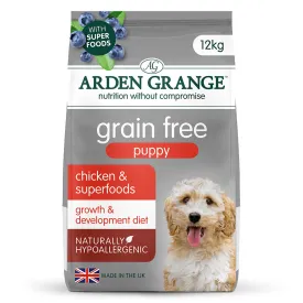 Arden Grange Grain Free Puppy/Junior Chicken & Superfoods 12kg