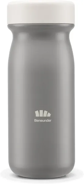 BENEUNDER Insulated Water Bottle, 14oz Small Stainless Steel Water Bottle for Womens & Kids, BPA-free Portable Lightweight Metal Bottle with Bottom Pad for Bedside, On-the-go, Work, School & Travel