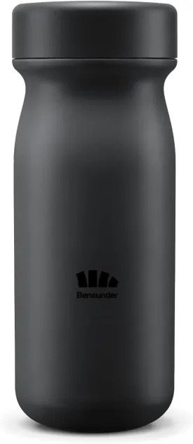 BENEUNDER Insulated Water Bottle, 14oz Small Stainless Steel Water Bottle for Womens & Kids, BPA-free Portable Lightweight Metal Bottle with Bottom Pad for Bedside, On-the-go, Work, School & Travel