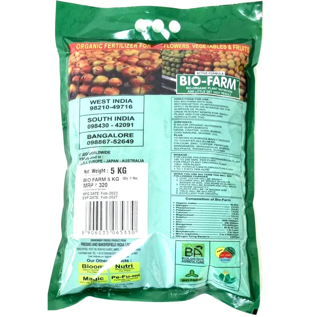 Bio Farm - Eco Friendly Organic Fertilizer cum Pesticide