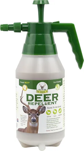 Bobbex B550170 Ready to Use Deer Repellent with E-Z Pump Sprayer, 48-Ounce , White