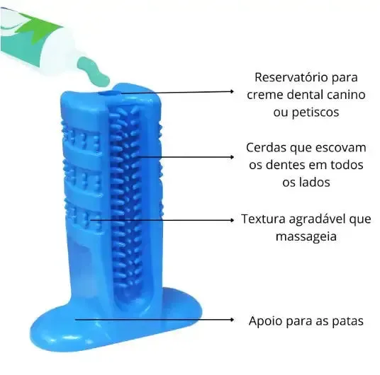 Chewable toothbrush for pets