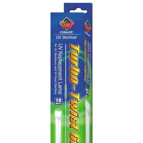 Coralife UV replacement Lamp 18 watt – For Turbo-Twist 6x UV Sterilizer