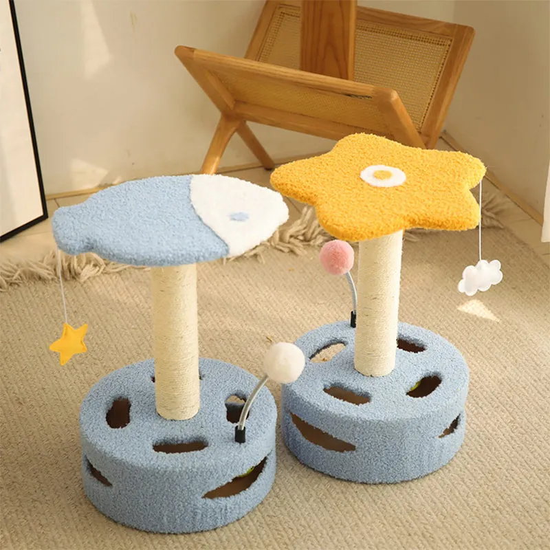 Cute Multi-function Cat Scratching Post