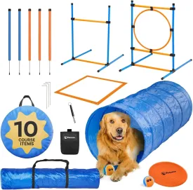 Dog Agility Course Backyard Set, Dog Agility Equipment, Dog Obstacle Course Backyard, Agility Training Equipment for Dogs, Dog Agility Jumps