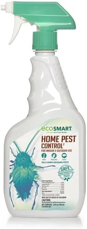 EcoSmart Natural, Plant-Based Indoor/Outdoor Home Pest Control, 24 Ounce Ready-to-Spray Bottle