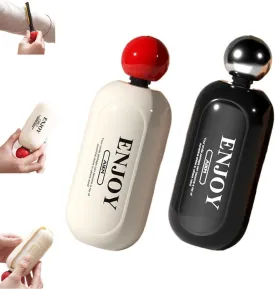 Enjoy Sticky Roller, Reusable Sticky Roller Ver2, 2 in 1 Portable Washable Lint Roller, Sticky Rollers for Pet Hair, Small Portable Lint Ball Remover for Clothes, Pet Hairs, Dog Cat Hair(2pcs)