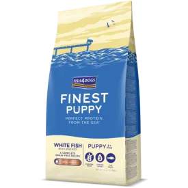 Fish4Dogs Finest | Grain Free Dry Dog Food | Small Breed Puppy | White Fish with Potato - 6kg