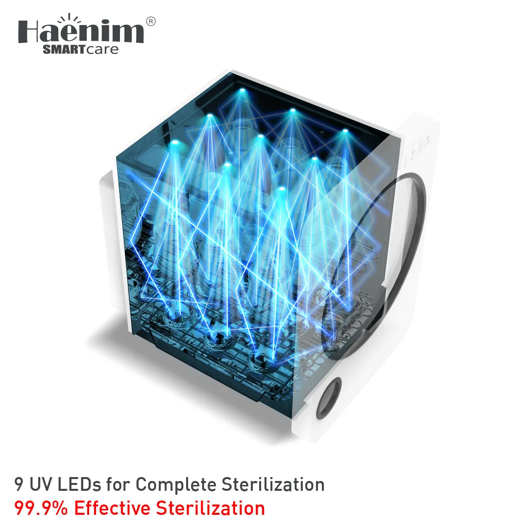 HAENIM 3G  SMART VIEW UVC-LED ELECTRIC STERILIZER - GREY METAL