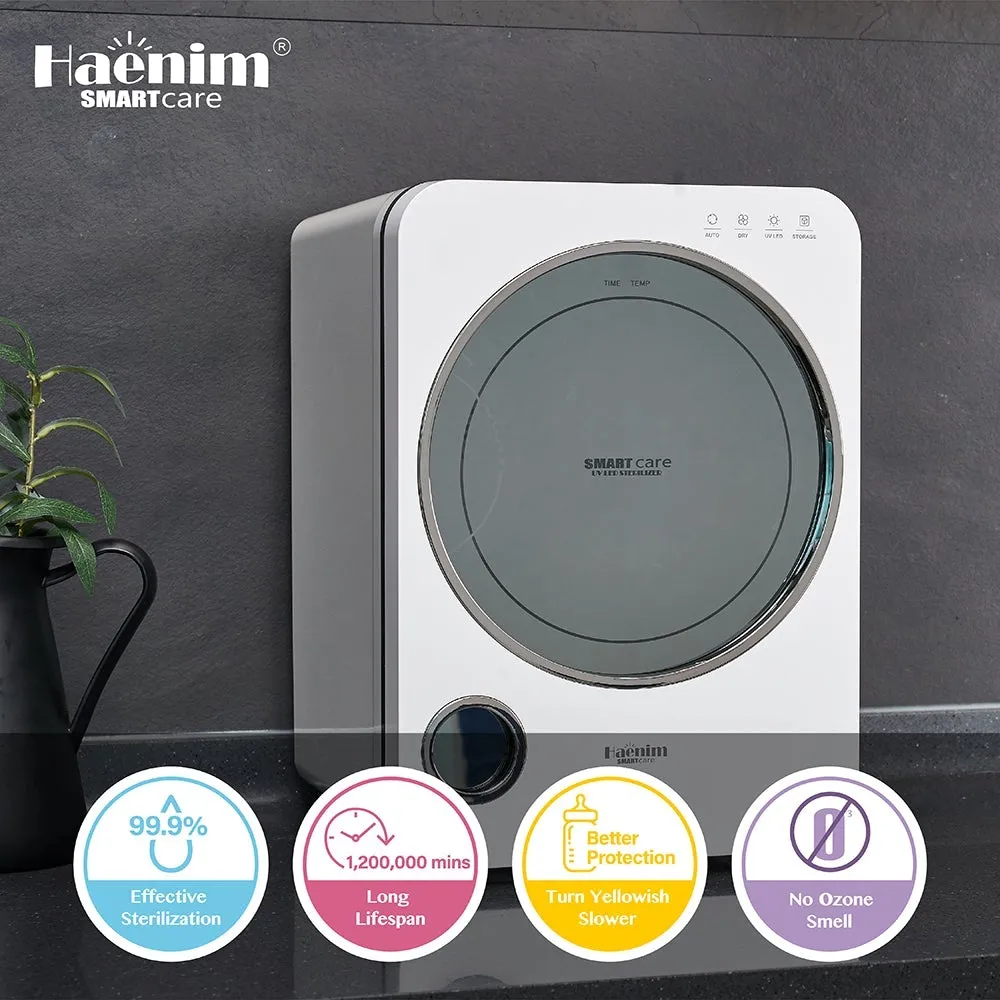 Haenim 3G  (White Black) Smart View UVC-LED Electric Sterilizer