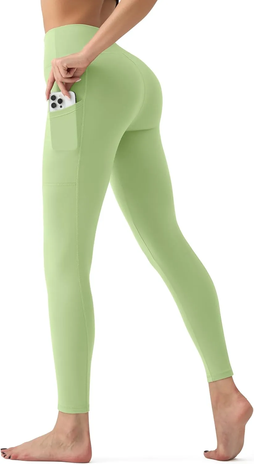 High Waisted Leggings for Women - Tummy Control Yoga Pants for Workout Running Athletic Women's Leggings Plus Size