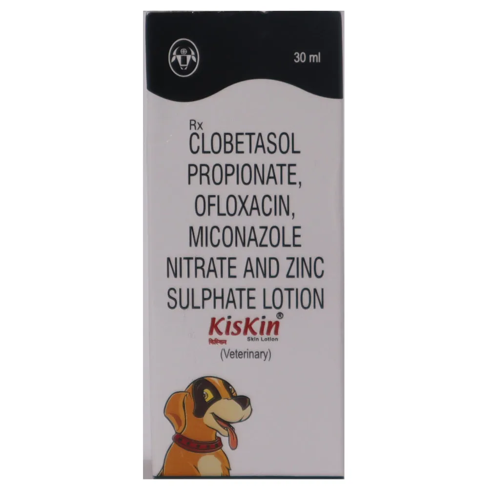 Intas Pomisol Ear Drops (15ml) and Kiskin Lotion (30ml) for Dogs & Cats Combo