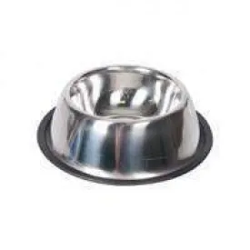 Karlie Dog Bowl 'Inox' Rubber Edge - 1590ml