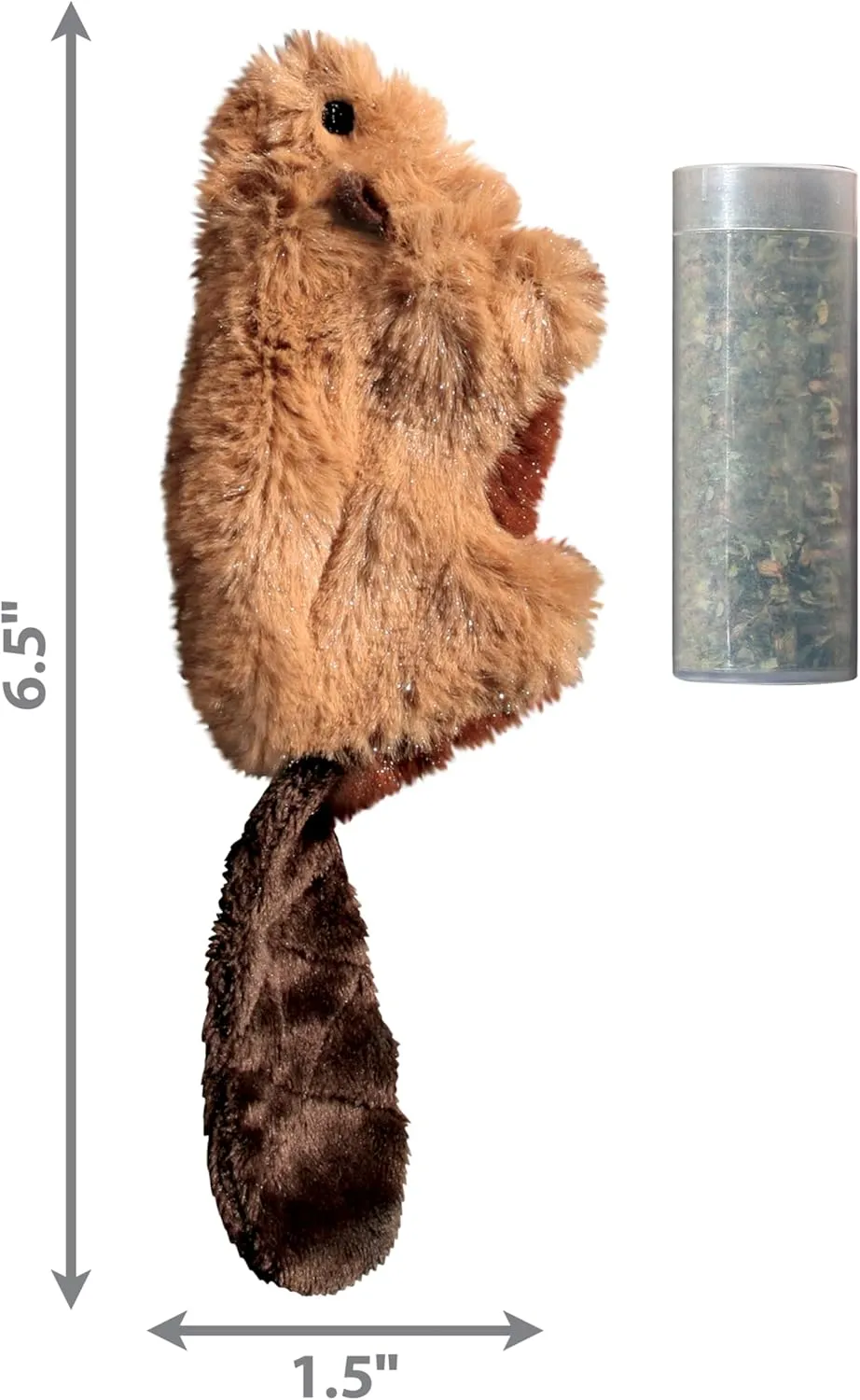 KONG Beaver Refillable Catnip Toy (Colors Vary)