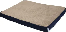 La-Z-Boy Petmate Bentley Orthopedic Foam Large Dog Bed Midnight Blue (36 x 28 x 3 inches) for Dogs up to 50lbs with Supportive Foam Durable Removable Washable Cover