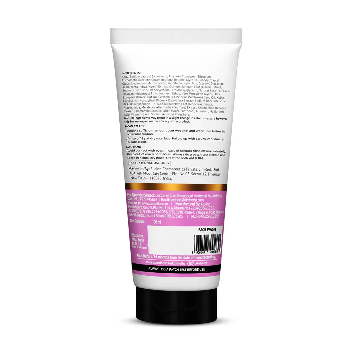 Neem & Salicylic Acid Face Wash - 100ml