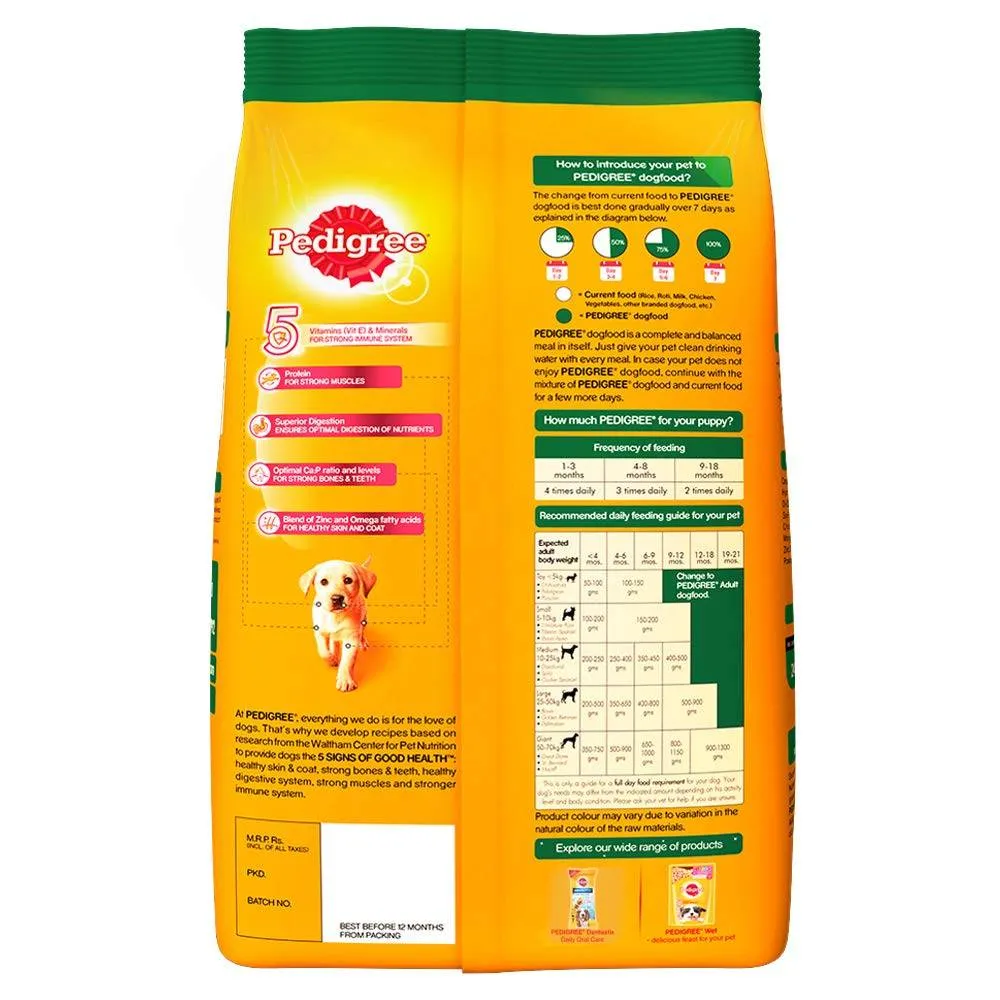 Pedigree Puppy Milk & Veg 100% Veg