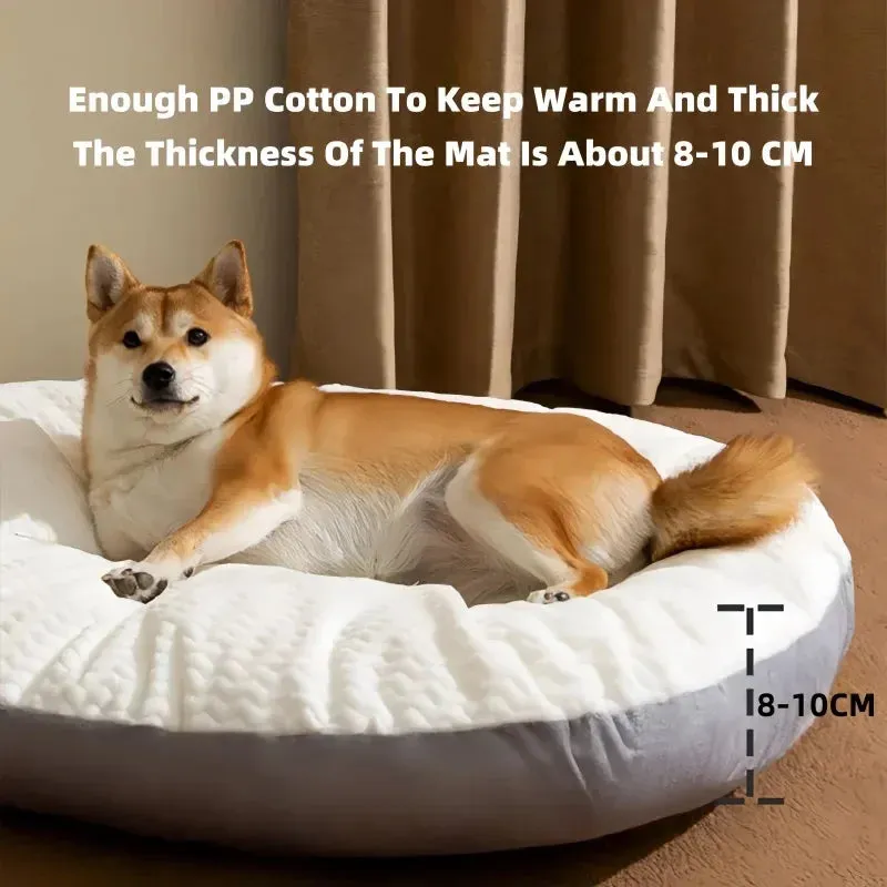Pet Dog & Cat Bed Mat | Large Dog Sofa Bed | Warm Pet Nest Kennel for Small, Medium & Large Dogs, Puppies & Kittens | Plus Size Sleeping Mattress