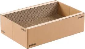 pidan Cat Scratcher Cardboard,Box and Cat Bed Cat Scratchers for Indoor Cats Scratching Board,A-Grade Corrugated Base Paper,Safe Glue (Box Type)