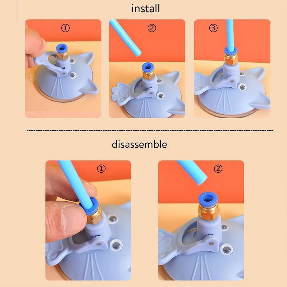 Puff Pet MeowMastery Toy,MeowMastery Cat Toy,Meow Mastery Teaser Wand - with 4 Types of Replacement Feathers,Interactive Cat Teaser,Exercise and Entertainment for Active Felines (Green,A B)