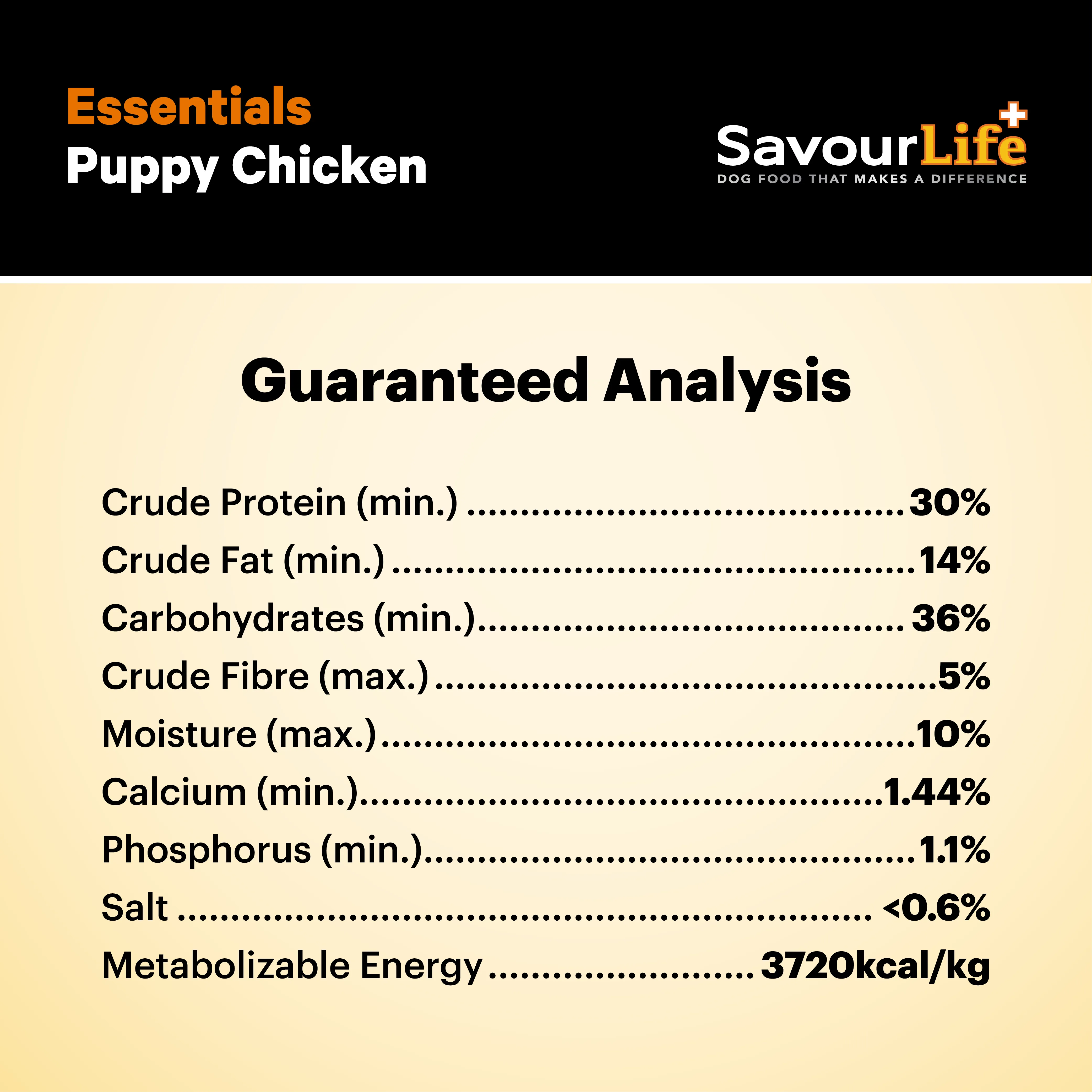 SavourLife - Essentials Chicken Puppy Dry Food (3kg)