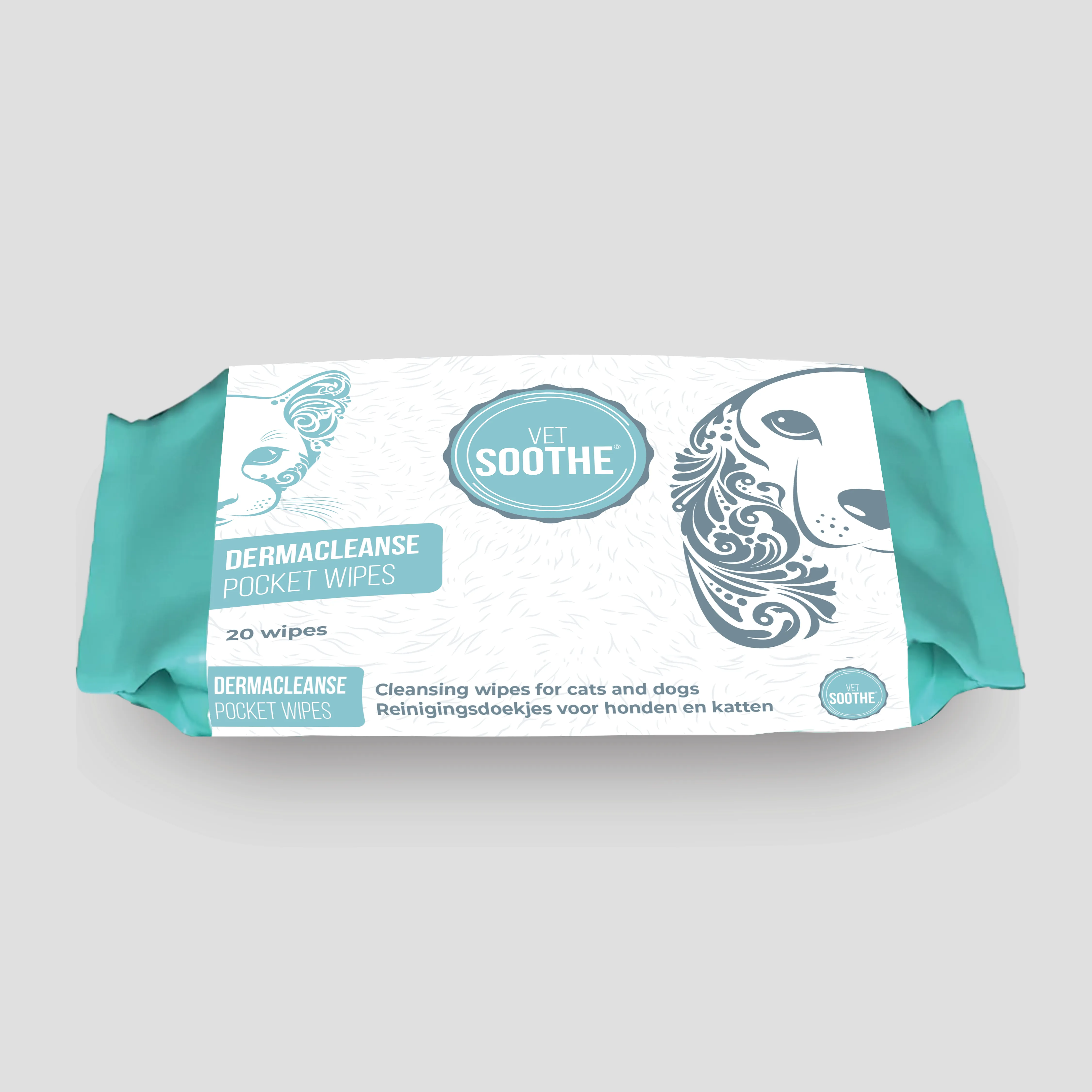 VetSoothe Dermacleanse Pocket Wipes
