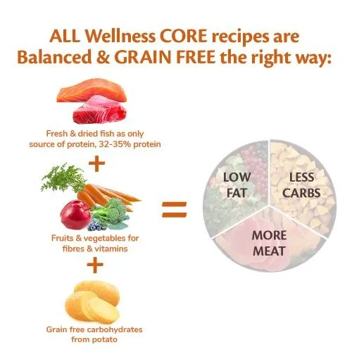Wellness CORE Grain Free Dry Puppy Food Chicken and Turkey 1.5kg