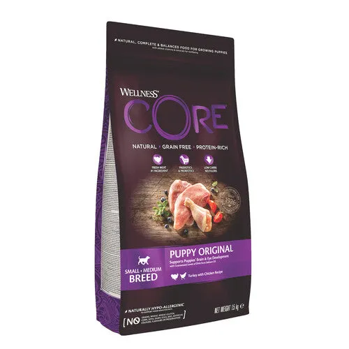 Wellness CORE Grain Free Dry Puppy Food Chicken and Turkey 1.5kg