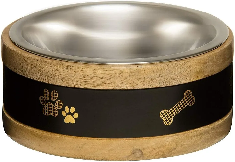 Wooden Ring Dog Bowl 0.5ltr