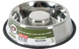ZOLUX STAINLESS STEEL BOWL 0,70 LT - SLOW MEAL